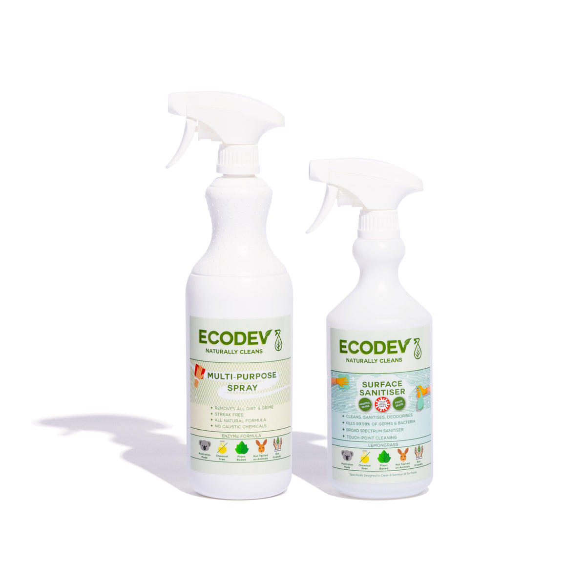 Ecodev - Ultimate Surface Cleaning & Disinfectant 1L + 750ml