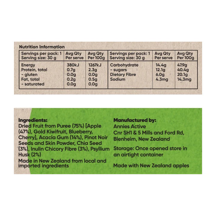 Annies - Fibre Fruit Bar, 20 Pack (30g)