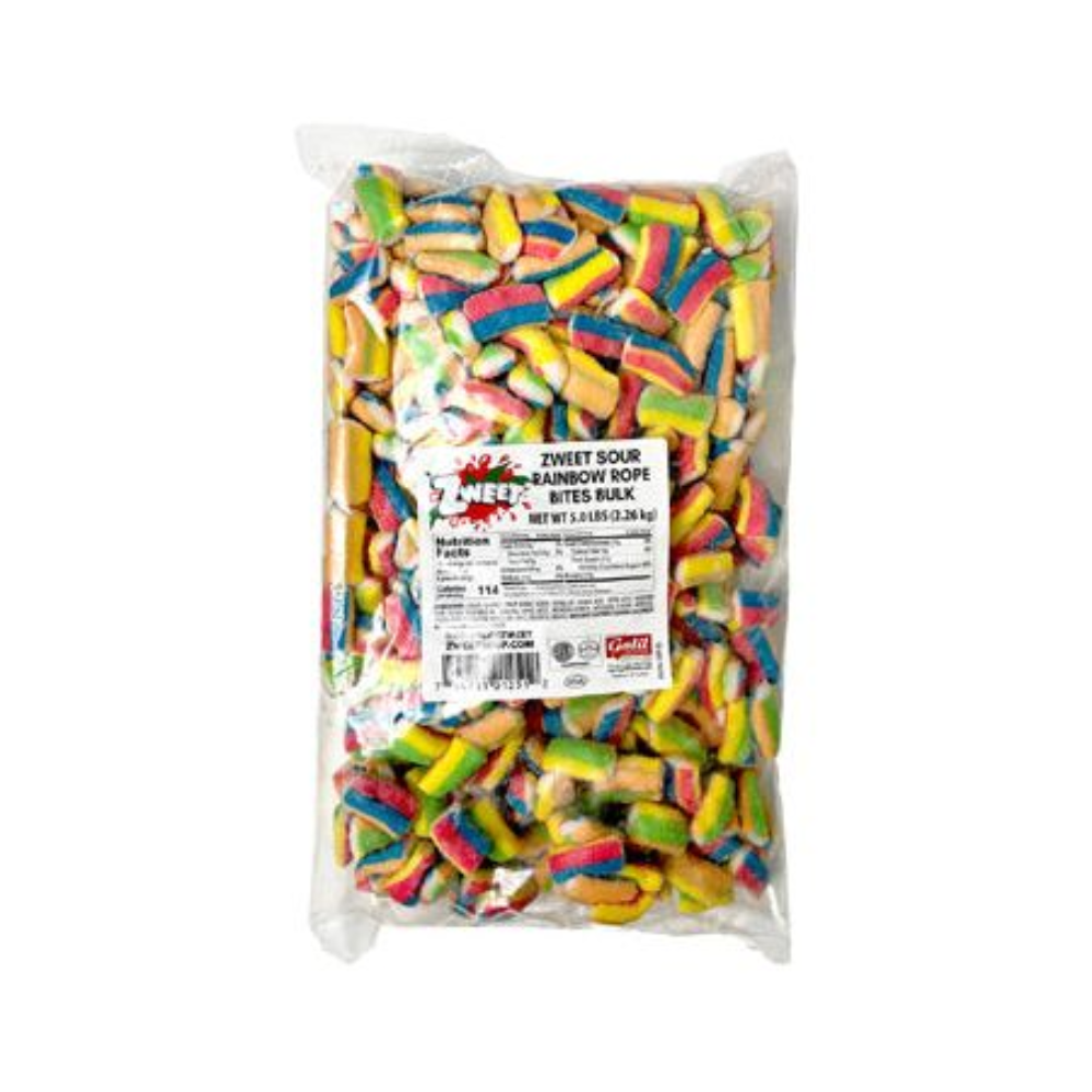 ZWEET - Sour Rainbow Rope Bites (2.26kg)