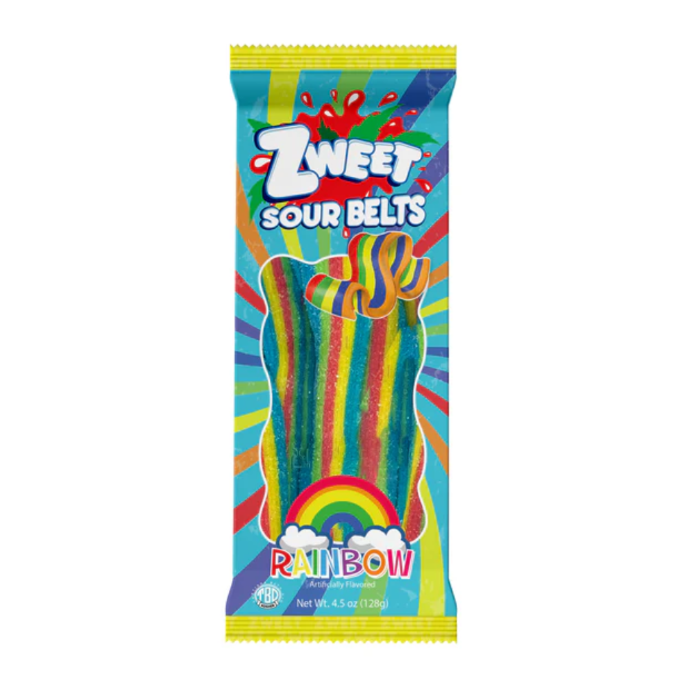 ZWEET - Sour Belts - Rainbow (128g)