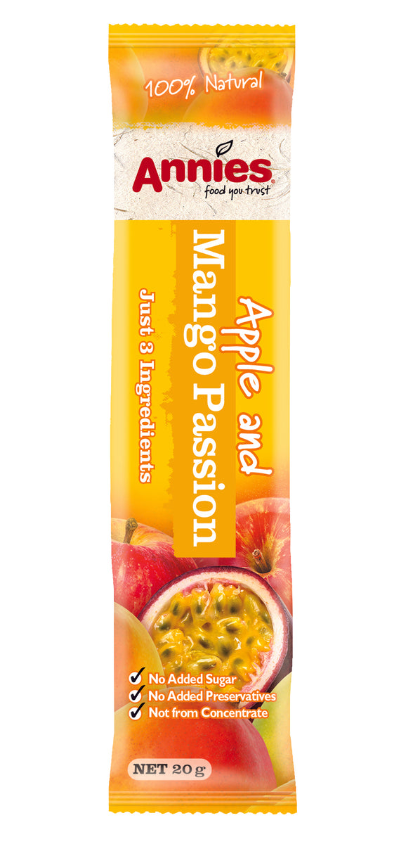 Annies Apple & Mango Passion Fruit Bars, 36 Pack (20g) Alfie's Food Co.