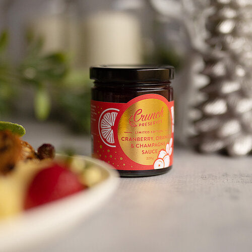 Crunch Preserves - Cranberry, Orange & Champagne Sauce (220g)