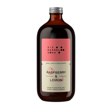Load image into Gallery viewer, Six Barrel Soda Co. - Raspberry & Lemon Soda Syrup