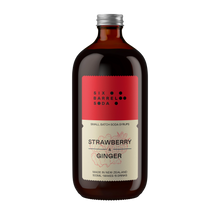 Load image into Gallery viewer, Six Barrel Soda Co. - Strawberry & Ginger Soda Syrup
