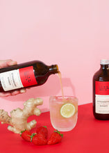 Load image into Gallery viewer, Six Barrel Soda Co. - Strawberry & Ginger Soda Syrup