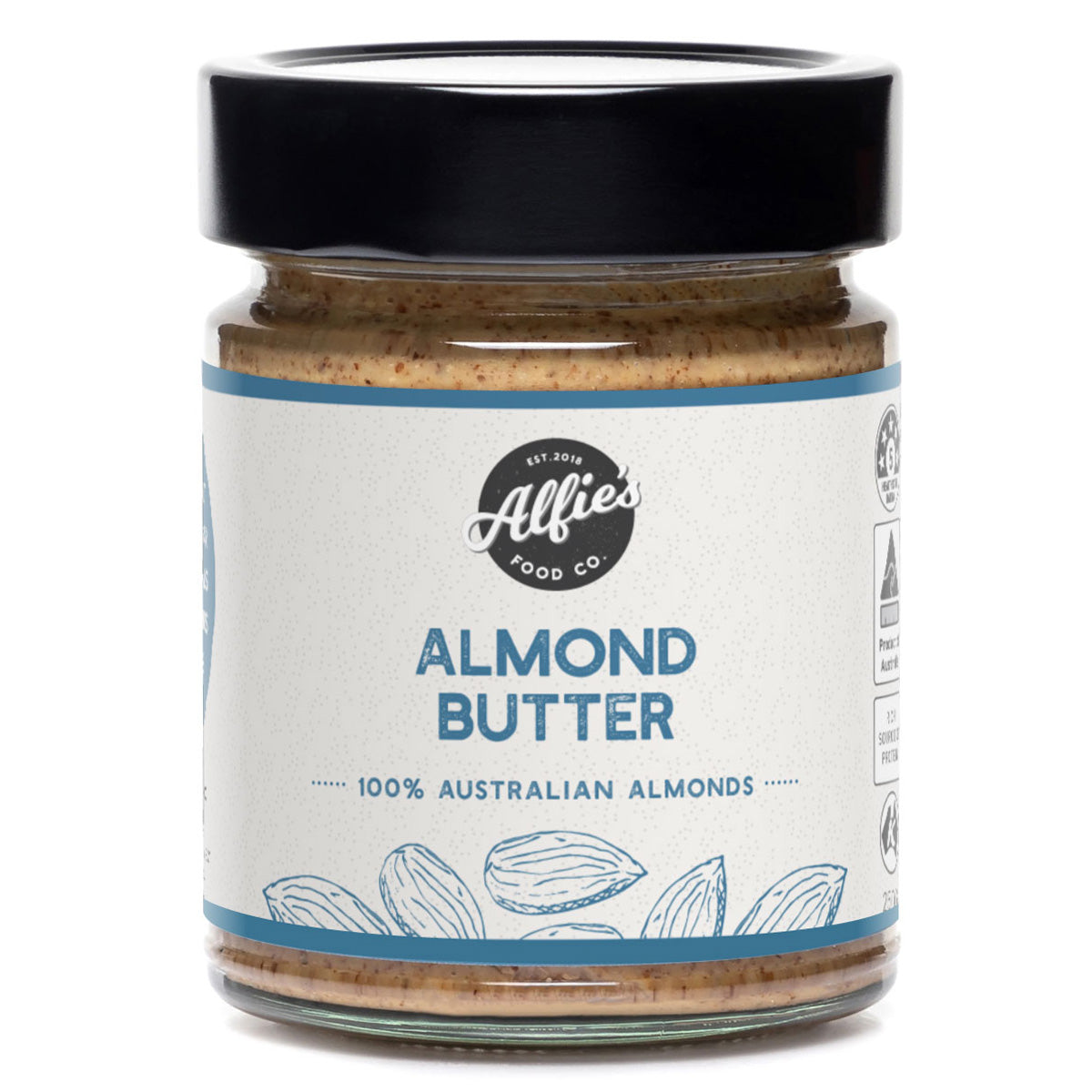 Alfie's Almond Butter jar