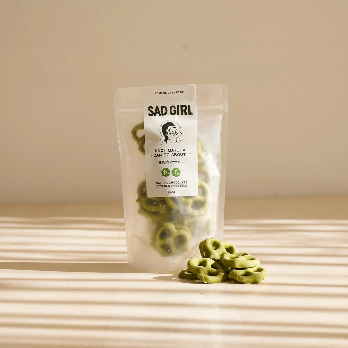 Sad Girl - Matcha Pretzels (110g)