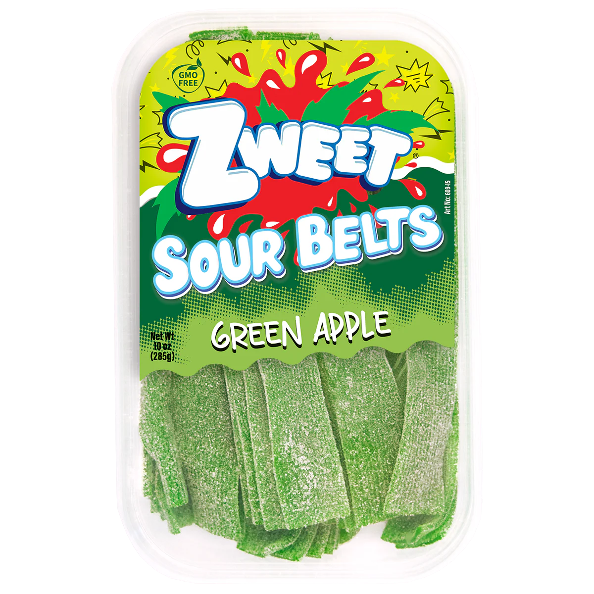 ZWEET - Sour Belts - Green Apple (285g)
