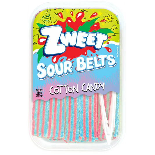 ZWEET - Sour Belts - Cotton Candy (285g)