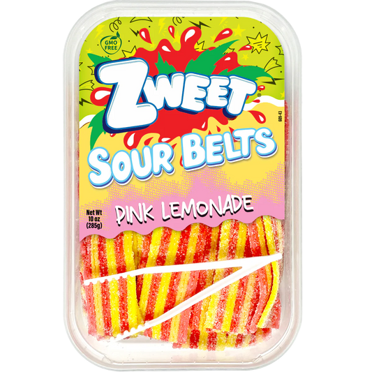 ZWEET - Sour Belts - Pink Lemonade (285g)