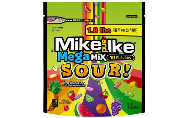 Mike & Ike - Mega Mix Sour (816g)