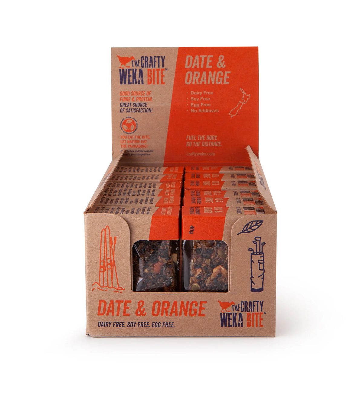 Crafty Weka - Date & Orange - Bite (40g)