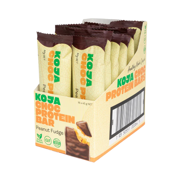 KOJA - Choc Protein Bar - Peanut Fudge (45g)