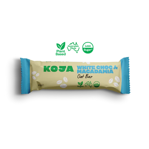 KOJA - Oat Bar - White Choc & Macadamia (60g)