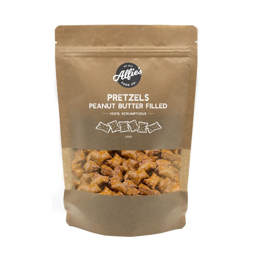 Alfie's - Peanut Butter Filled Pretzels (250g)
