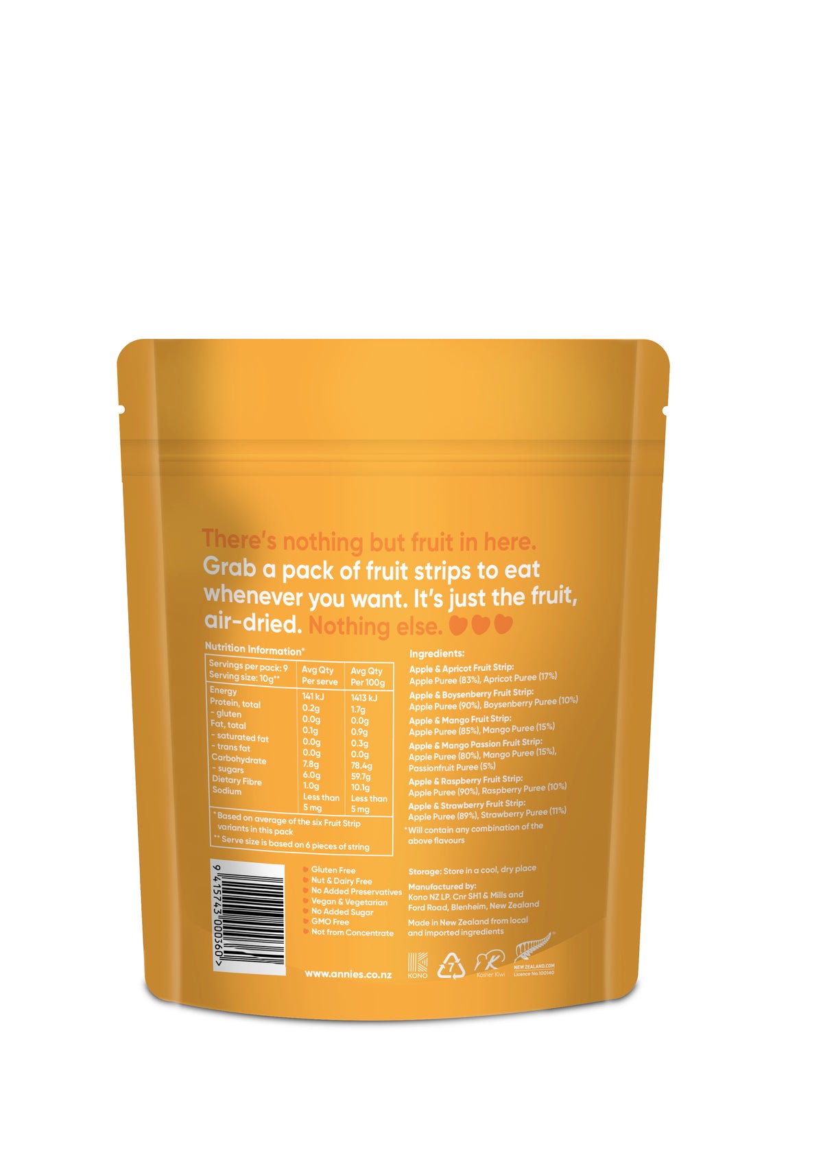 Annies - Fruit Strips (90g)
