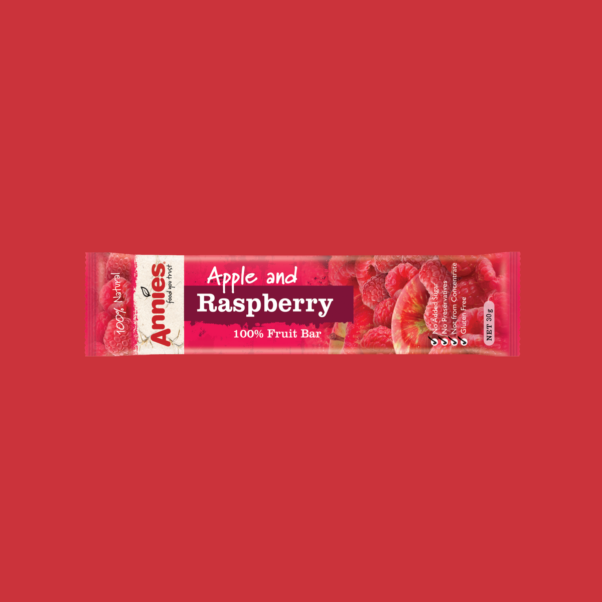 Annies - Fruit Bar - Apple & Raspberry, 36 Pack (20g)