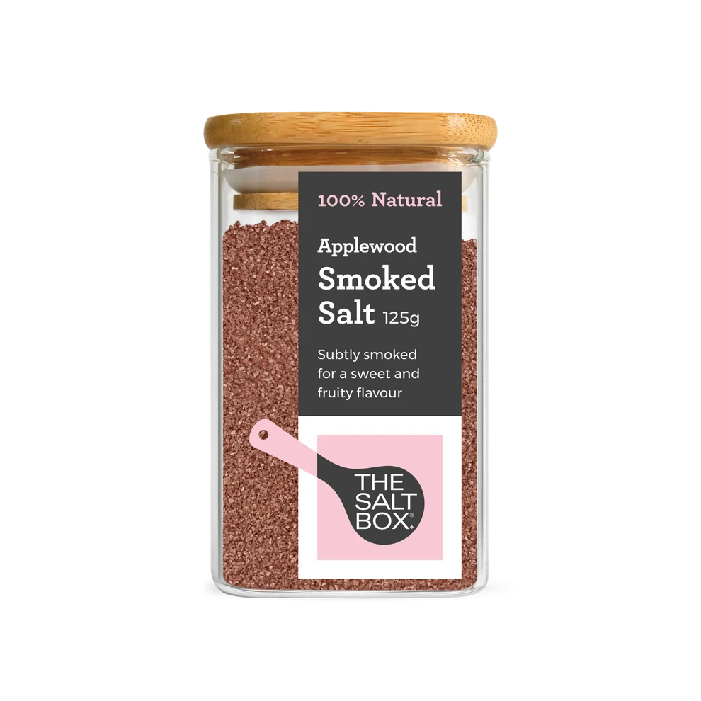 The Salt Box - Applewood Smoked Salt Jar (125g)