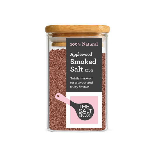 The Salt Box - Applewood Smoked Salt Jar (125g)