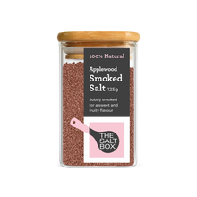Load image into Gallery viewer, The Salt Box - Applewood Smoked Salt Jar (125g)