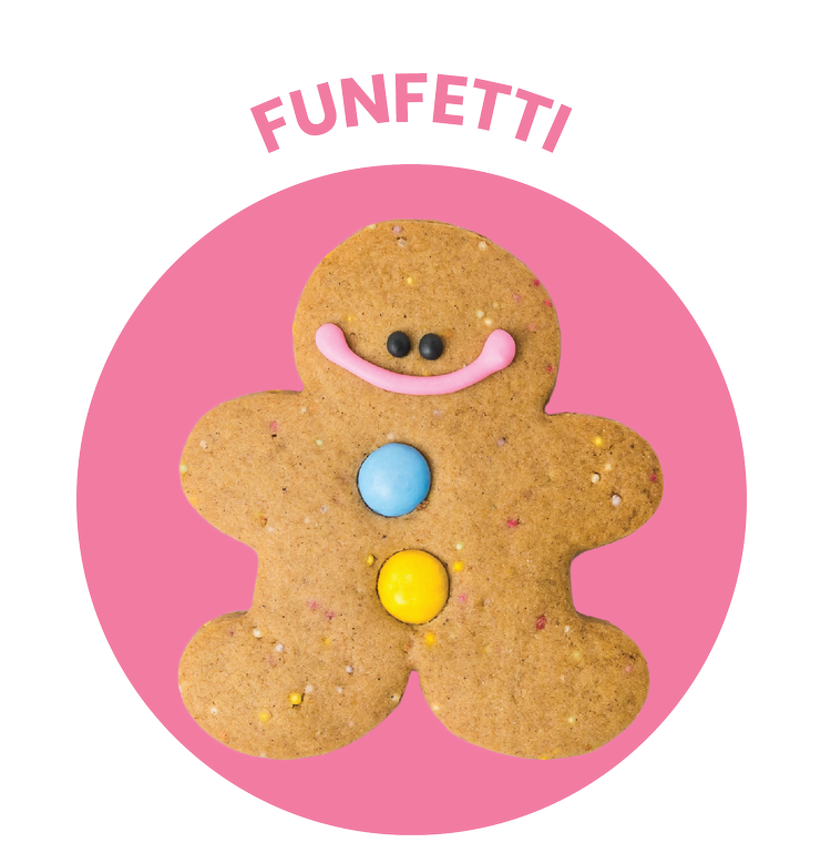 Cubbyhouse Canteen - Gingerbread Cookie - Funfetti (60g)