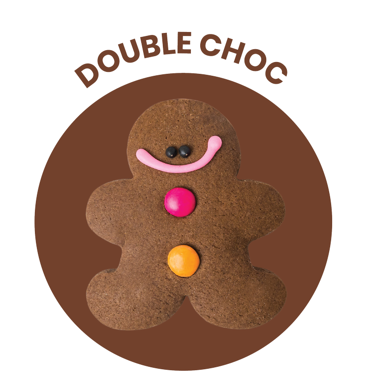 Cubbyhouse Canteen - Gingerbread Cookie - Double Choc (60g)