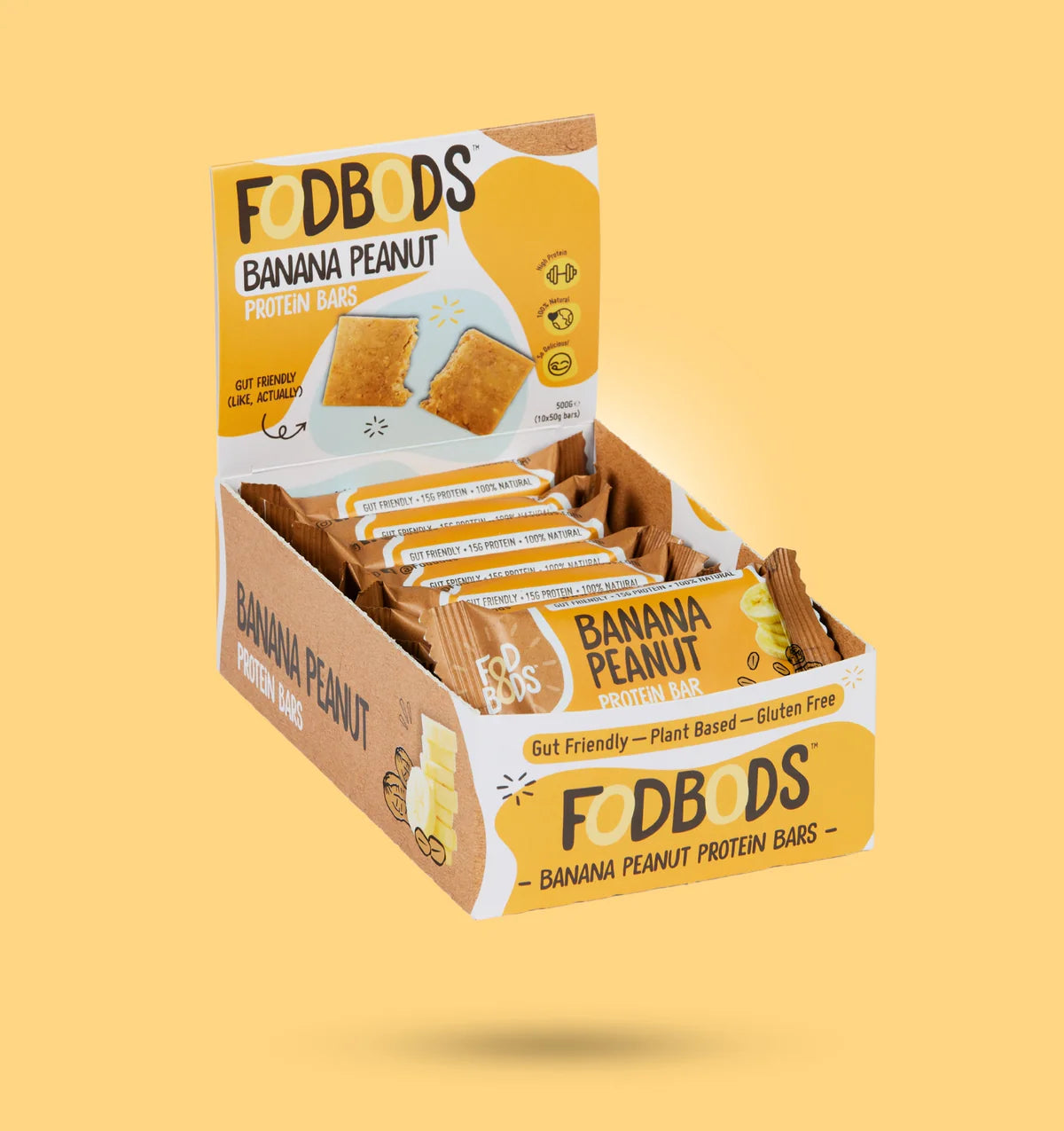 FodBods - Protein Bar - Banana Peanut (50g)