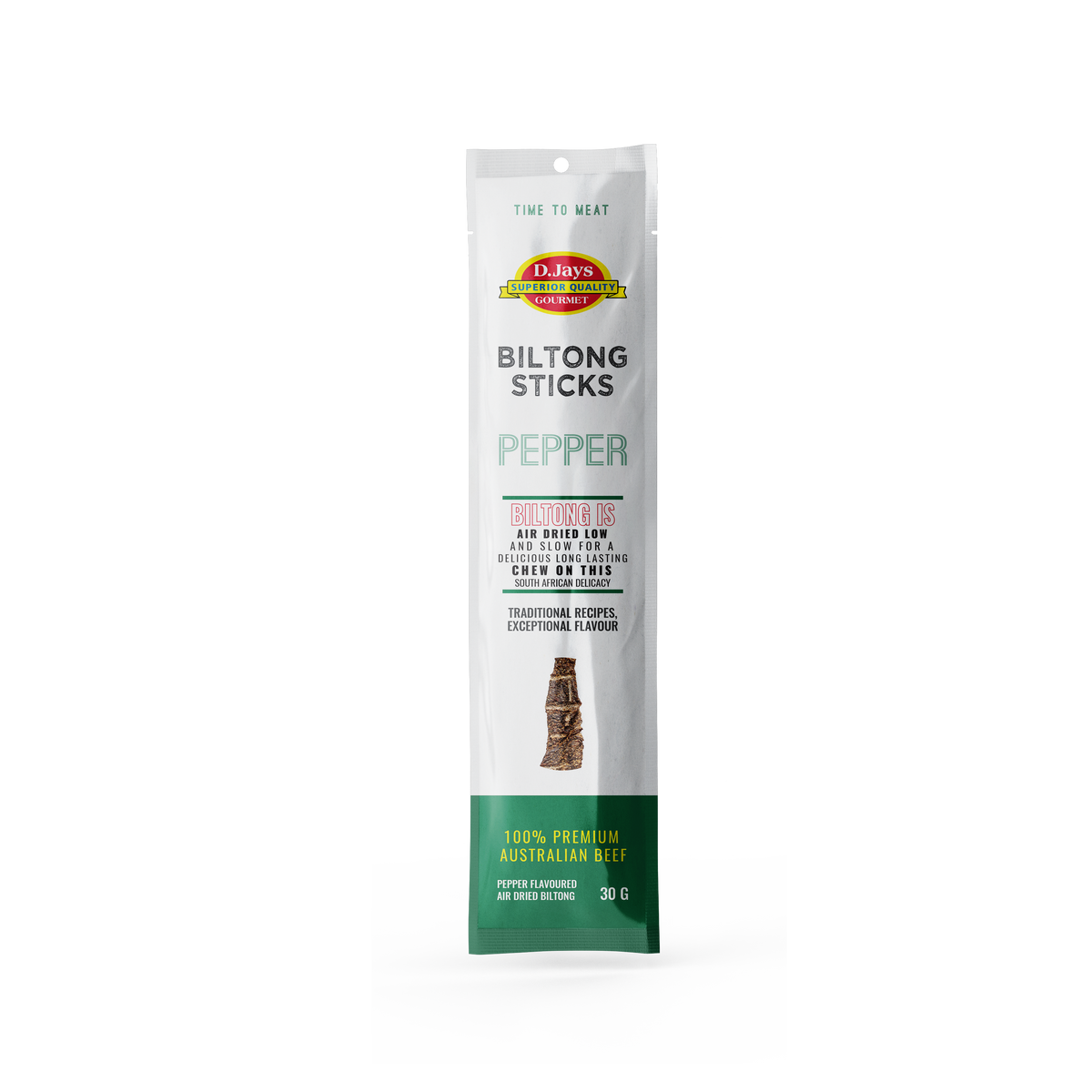 D.Jays Gourmet - Mild Pepper Biltong Sticks (30g)