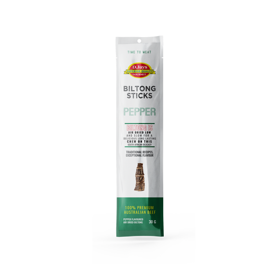 D.Jays Gourmet - Mild Pepper Biltong Sticks (30g)