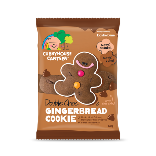 Cubbyhouse Canteen - Gingerbread Cookie - Double Choc (60g)