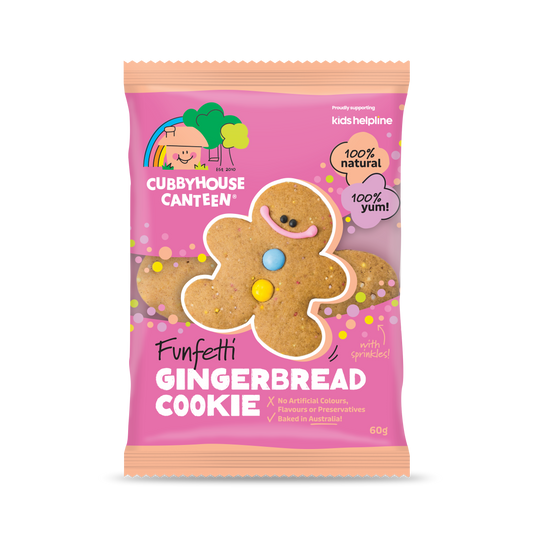 Cubbyhouse Canteen - Gingerbread Cookie - Funfetti (60g)