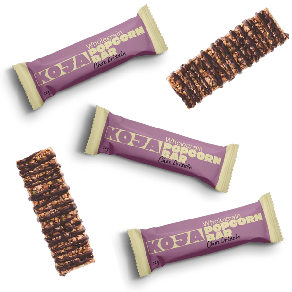 KOJA - Choc Drizzle Wholegrain Popcorn Bar (110g)