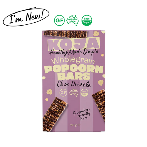 KOJA - Choc Drizzle Wholegrain Popcorn Bar (110g)