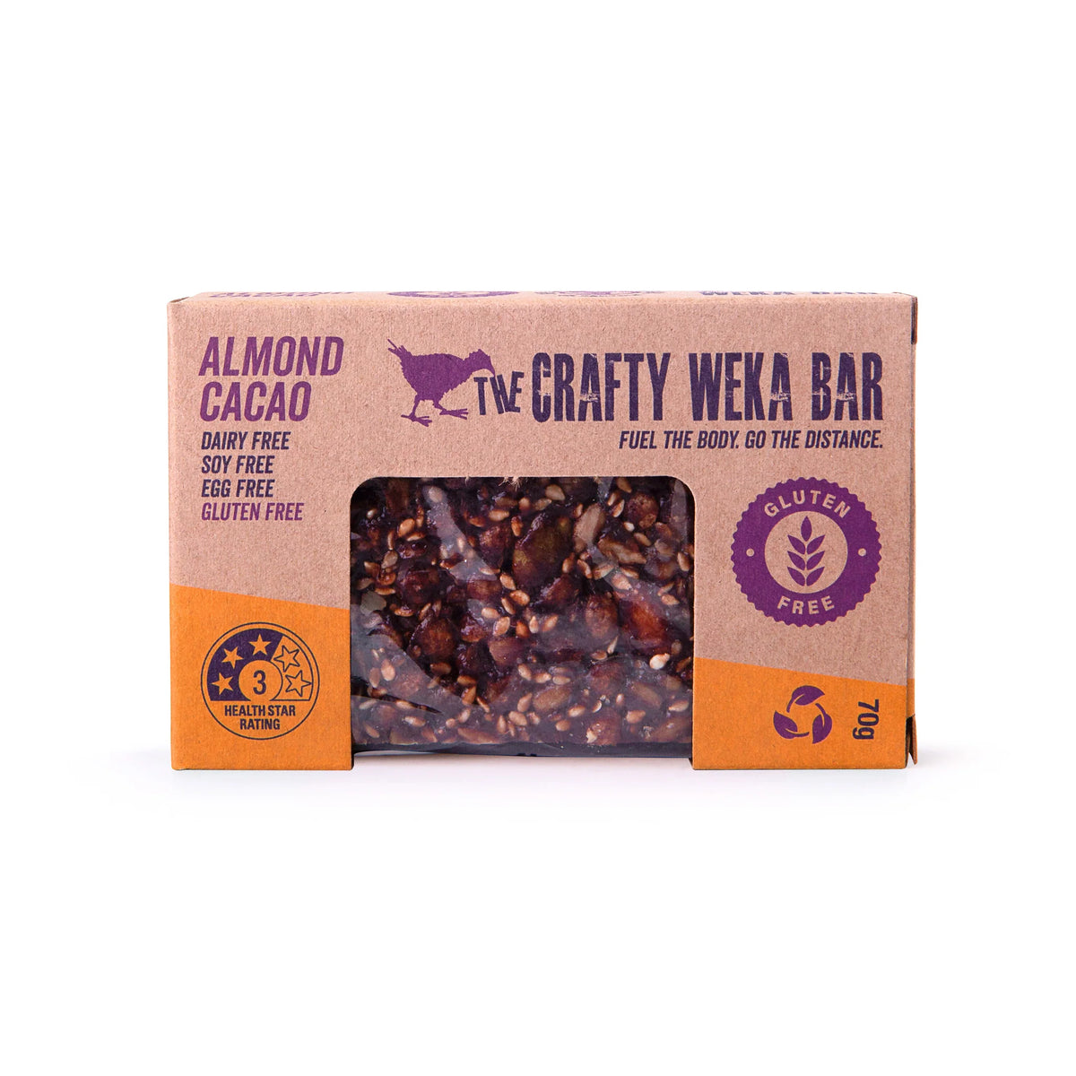 Crafty Weka - Almond Cacao - Bar (70g)