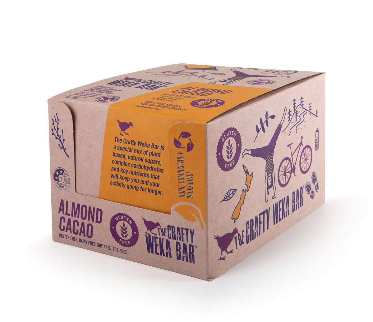 Crafty Weka - Almond Cacao - Bar (70g)