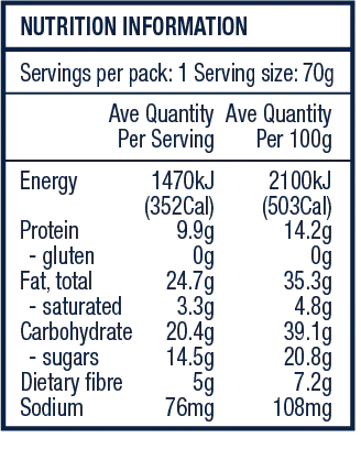 Crafty Weka - Nutty Caramel - Bar (70g)