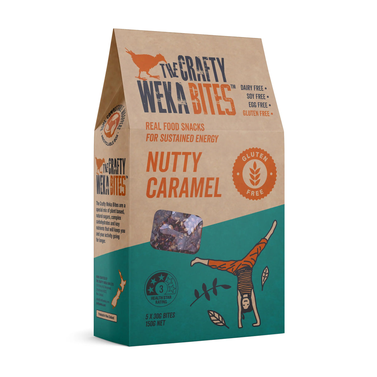 Crafty Weka - Nutty Caramel - Bites (150g)