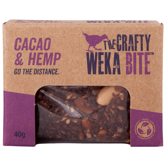 Crafty Weka - Cacao & Hemp - Bite (40g)