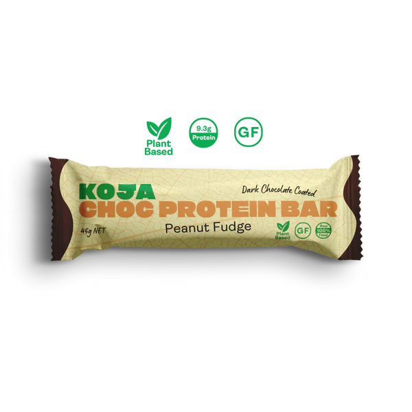 KOJA - Choc Protein Bar - Peanut Fudge (45g)