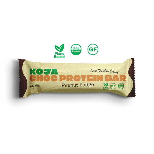 KOJA - Choc Protein Bar - Peanut Fudge (45g)