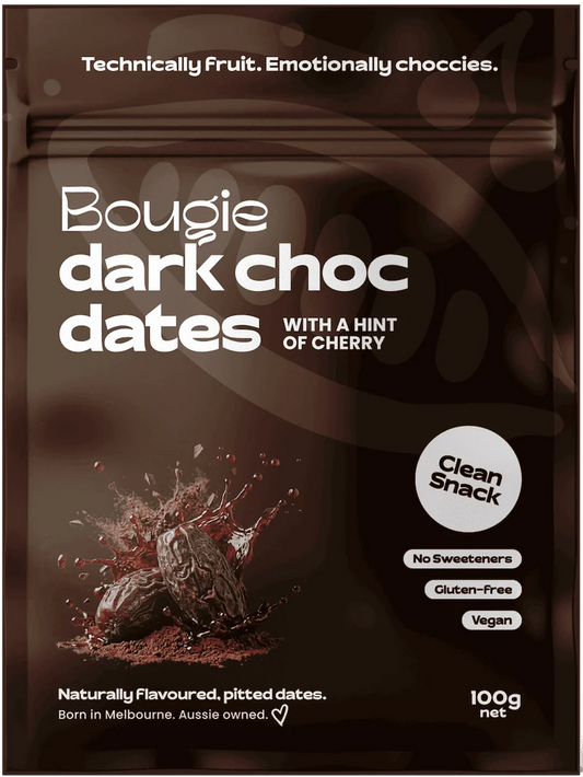 Bougie - Dark Choc Cherry Dates (100g)