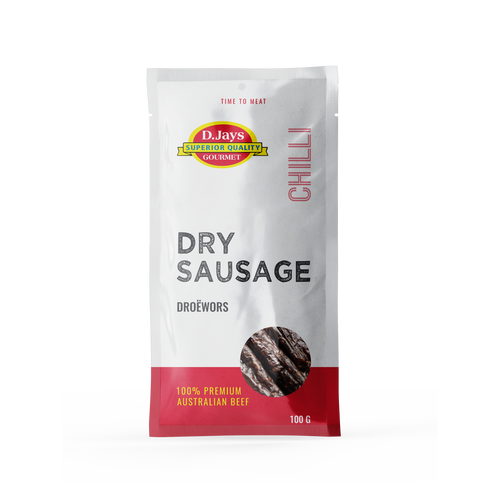 D.Jays Gourmet - Chilli Dry Sausage | Droewors (100g)