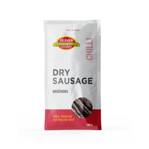 D.Jays Gourmet - Chilli Dry Sausage | Droewors (100g)