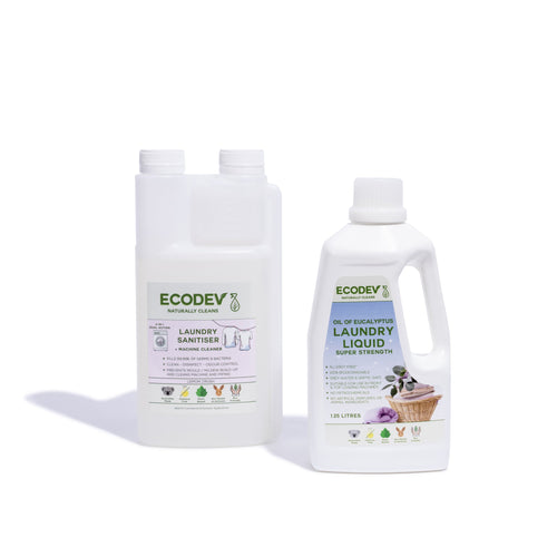 Ecodev - Laundry Liquid/Sanitiser Bundle (1L)
