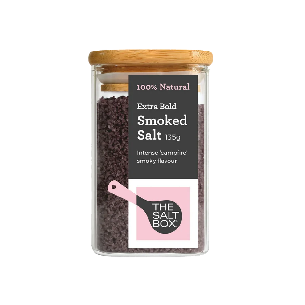 The Salt Box - Extra Bold Smoked Salt Jar (135g)