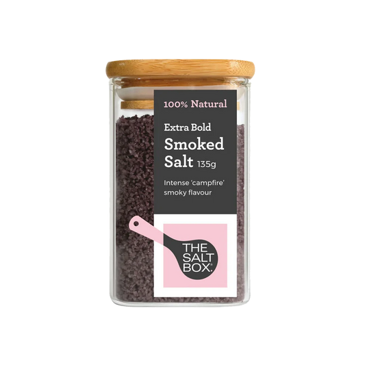 The Salt Box - Extra Bold Smoked Salt Jar (135g)