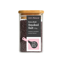 Load image into Gallery viewer, The Salt Box - Extra Bold Smoked Salt Jar (135g)