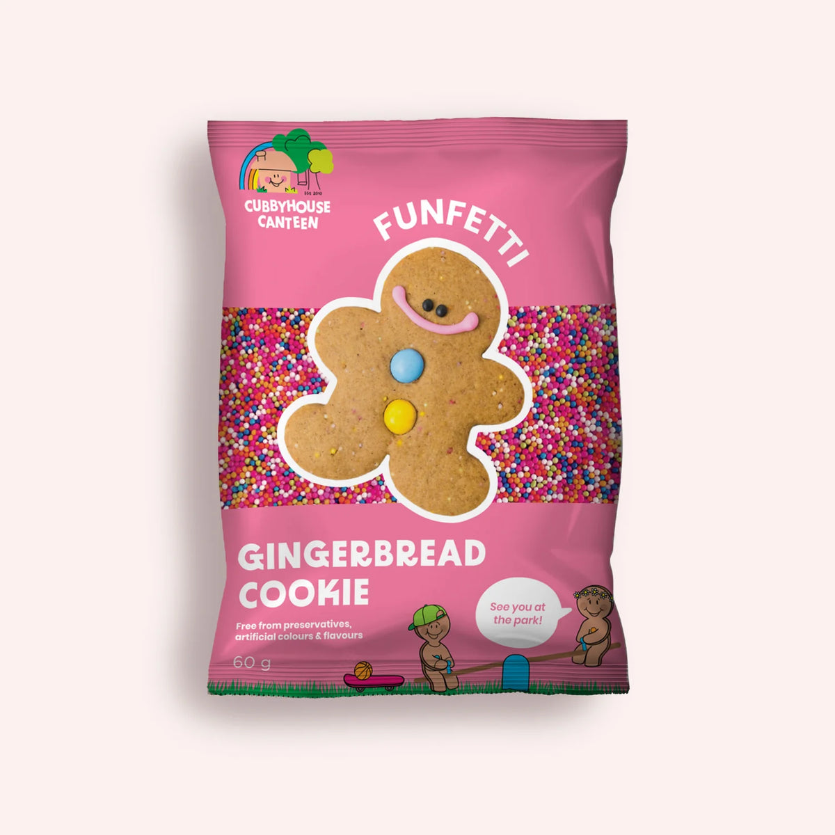 Cubbyhouse Canteen - Gingerbread Cookie - Funfetti (60g)
