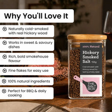 Load image into Gallery viewer, The Salt Box - Hickory Smoked Salt Jar (155g)