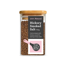 Load image into Gallery viewer, The Salt Box - Hickory Smoked Salt Jar (155g)